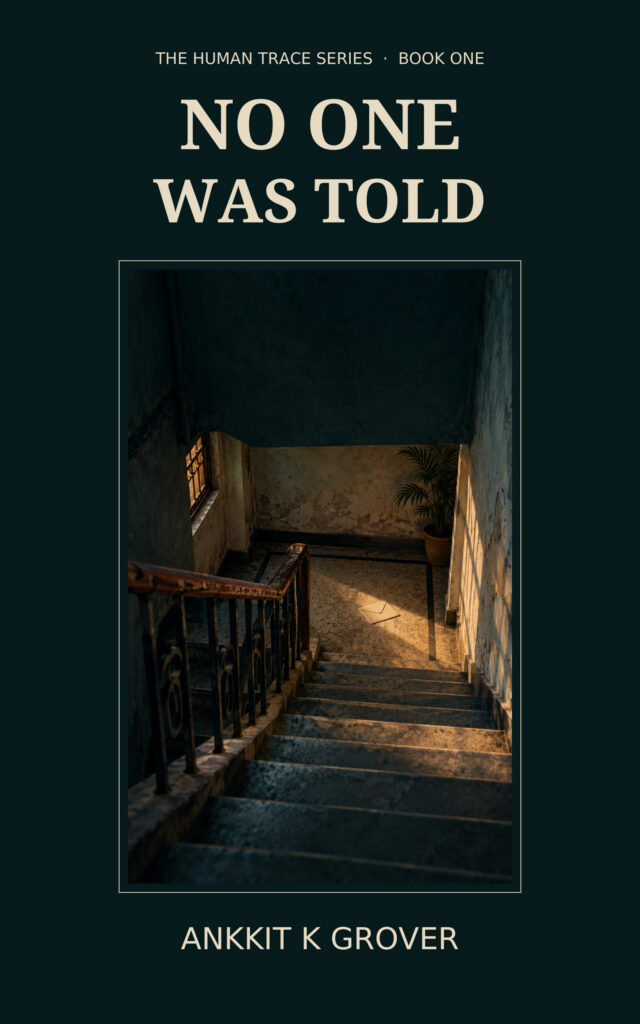 Cover of No One Was Told by Ankkit K Grover, The Human Trace Book 1