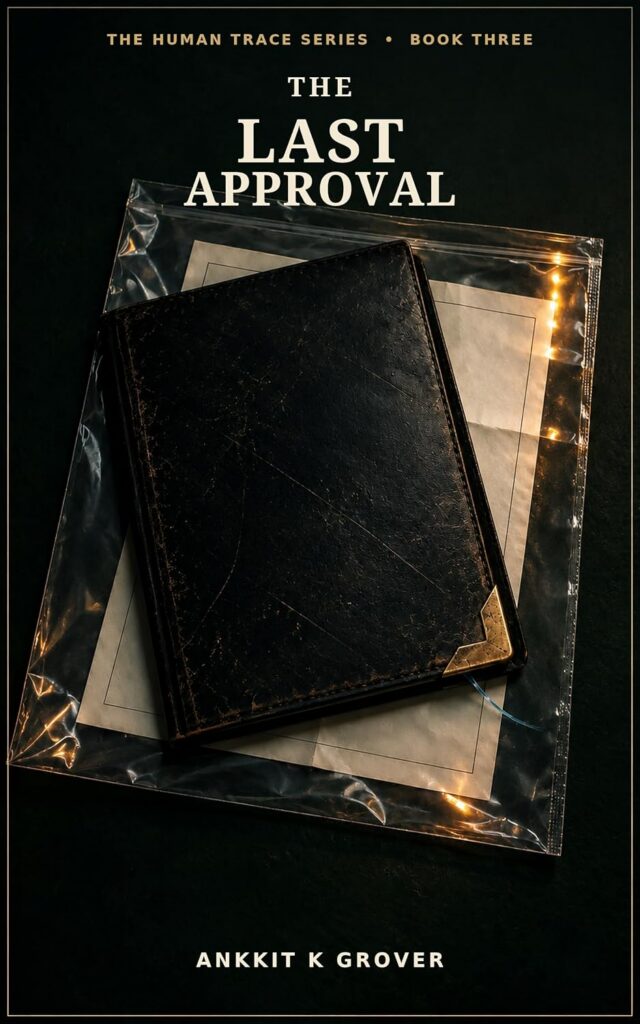 Cover of The Last Approval by Ankkit K Grover, The Human Trace Book 3